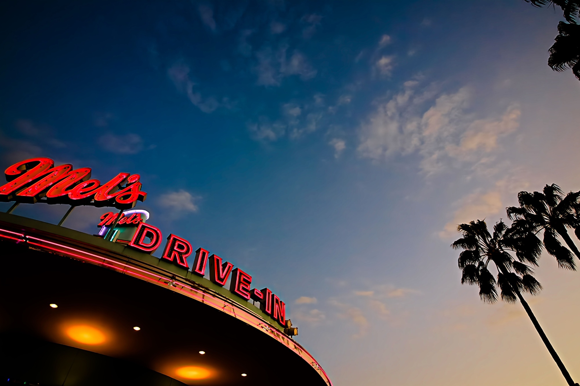 OSAKA, JAPAN - DEC 2 2017 : Mels drive in diner sign at Universal Studios Japan