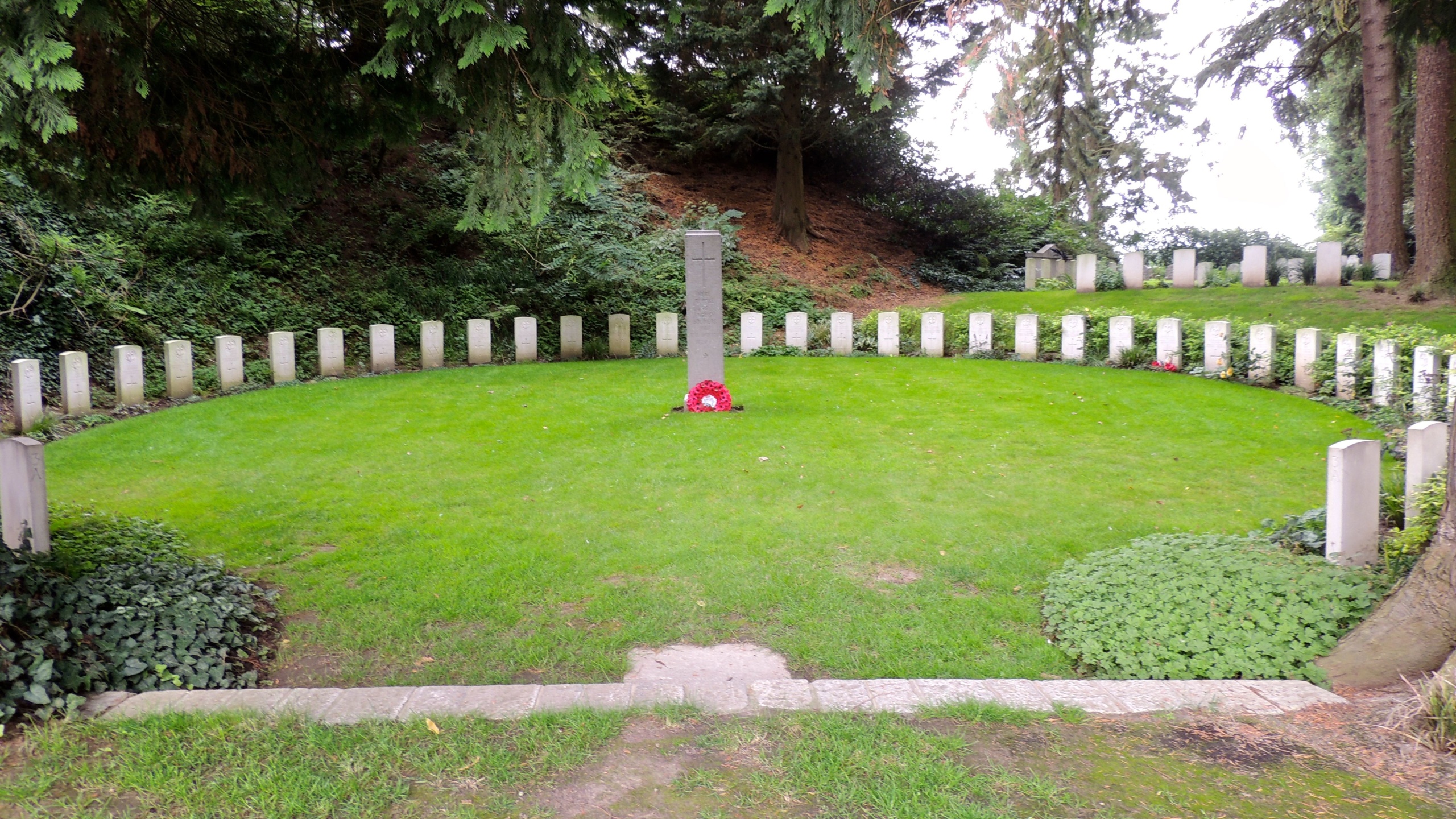Mons, Belgium. Saint Symphorien Military Cemetery, a First World War Commonwealth War Graves Commission burial ground in Saint-Symphorien, province of Hainaut, Belgium