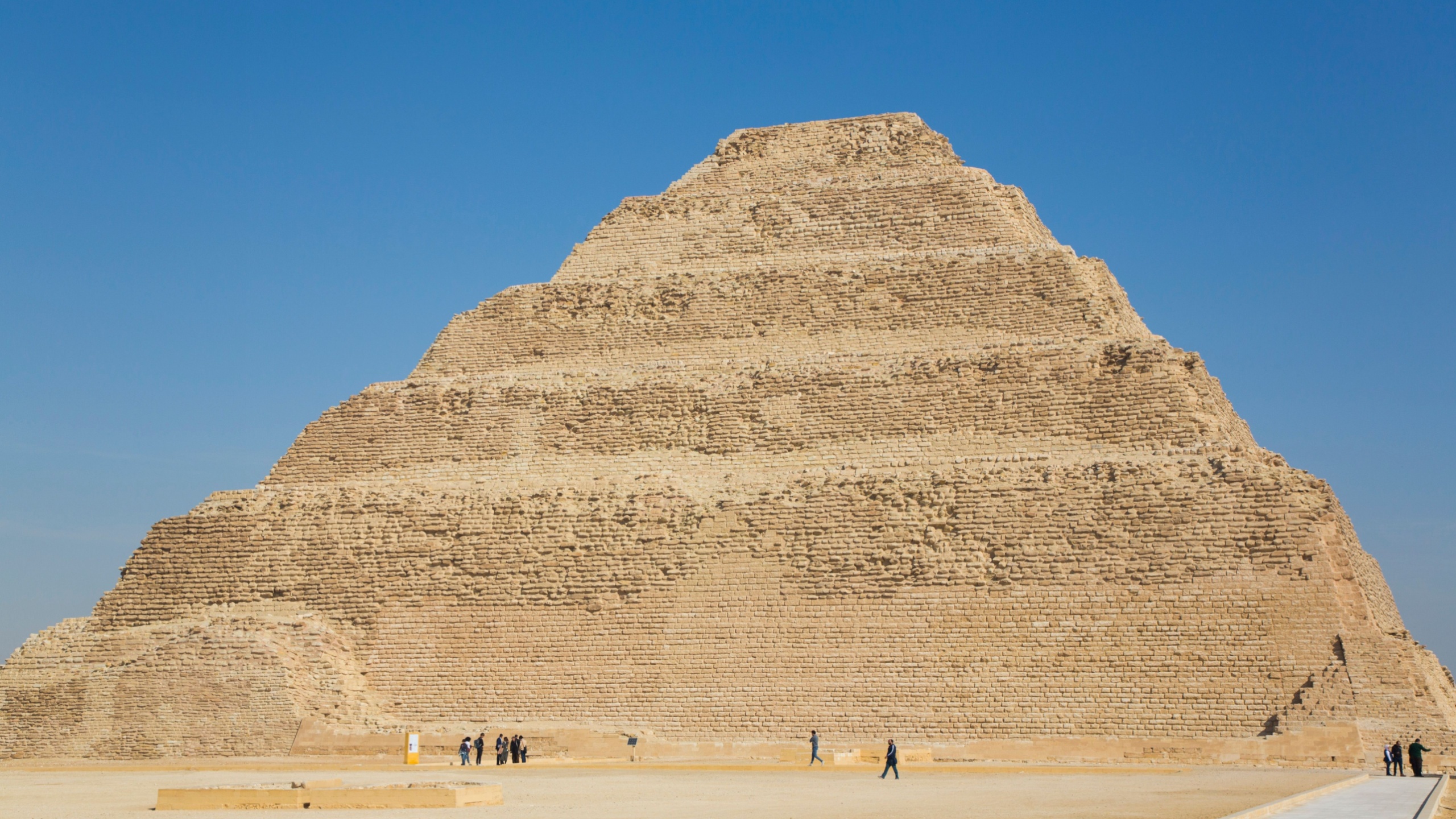 Djoser's Step Pyramid, Step Pyramid Complex, UNESCO World Heritage Site, Saqqara, Egypt, North Africa, Africa